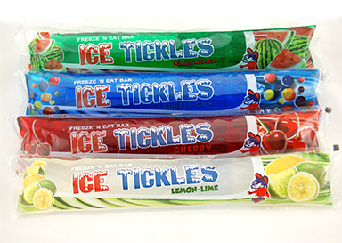 Assorted Ice Tickles freeze and eat bars