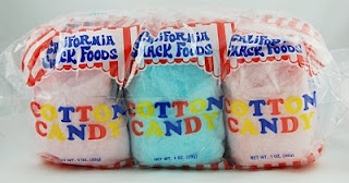 Cotton candy, three count