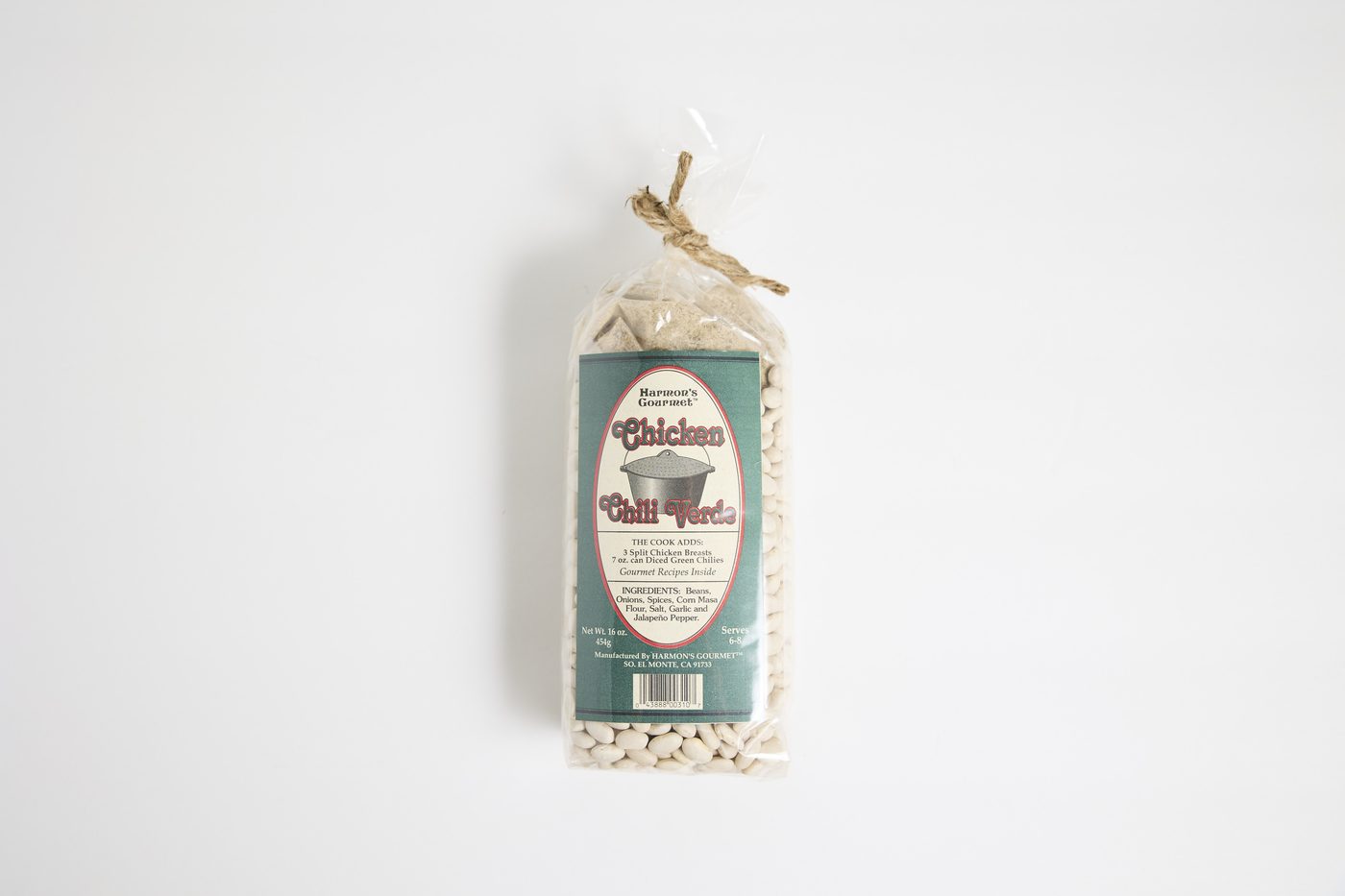 Harmon's Gourmet Chicken Chili Verde mix