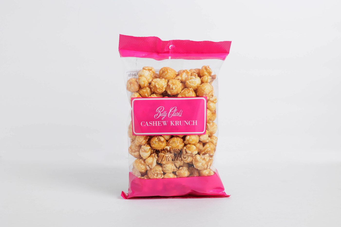 Betty Clark's Cashew Krunch gourmet popcorn