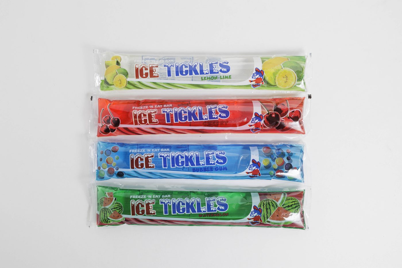Assorted Ice Tickles freeze and eat bars