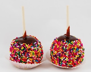 Karm'l Dapple brown caramel sprinkles, unwrapped