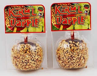 Karm'l Dapple red caramel peanut, wrapped