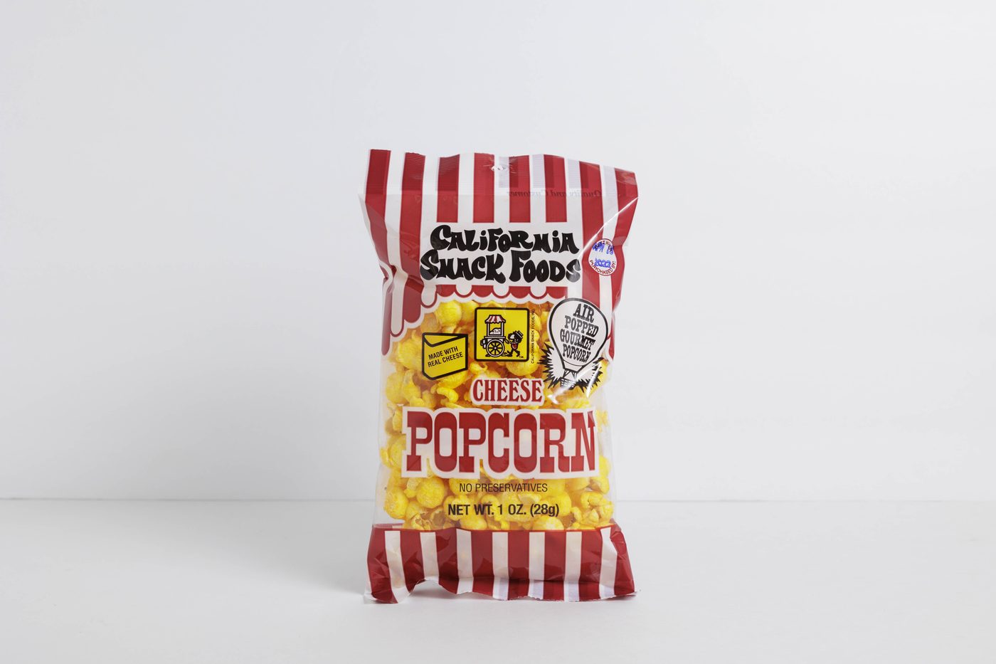 Cheese popcorn, 1 oz vending bag