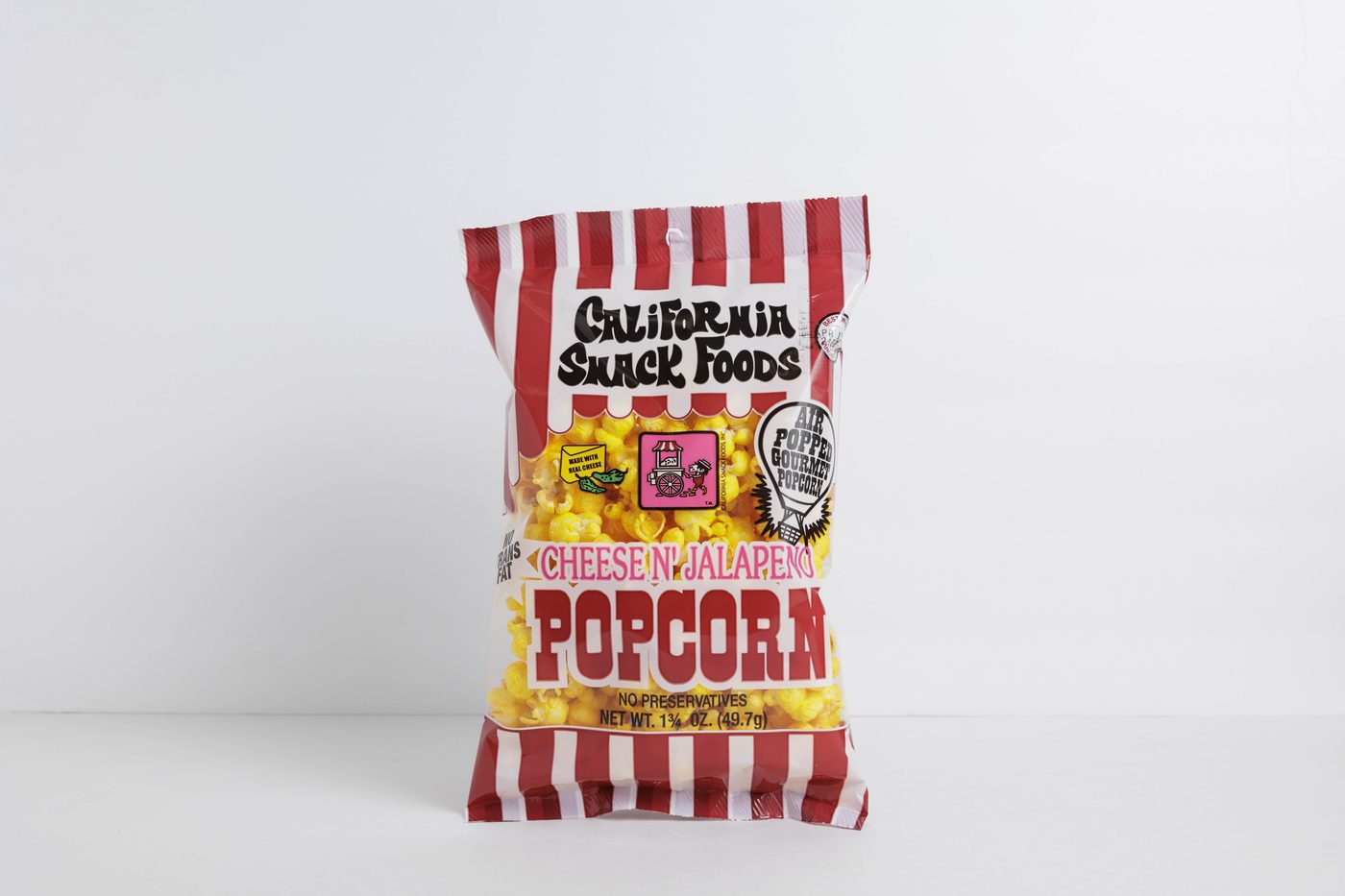 California Snack Foods Cheese N' Jalapeno Popcorn, 1.75 oz bag