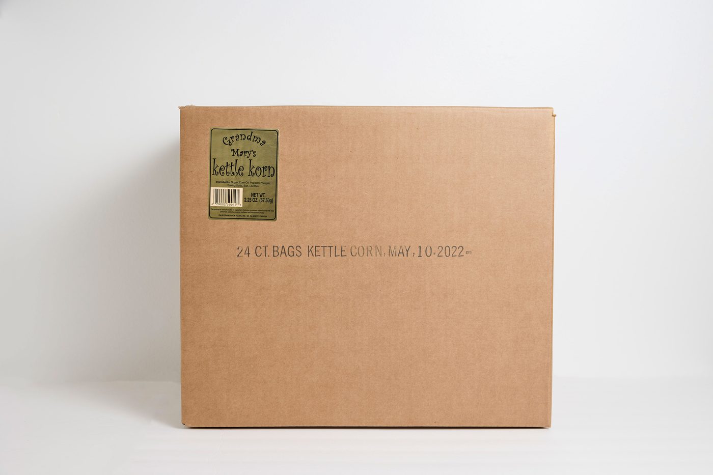 Kettle corn, 24 count case