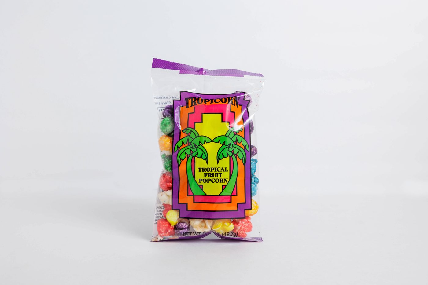 Tropicorn tropical fruit popcorn, 1.75 oz bag
