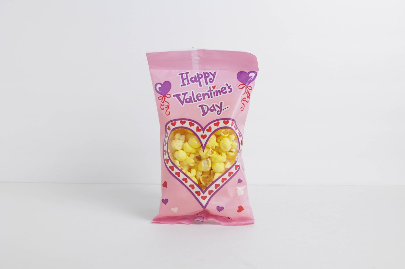 Happy Valentine's Day popcorn bag